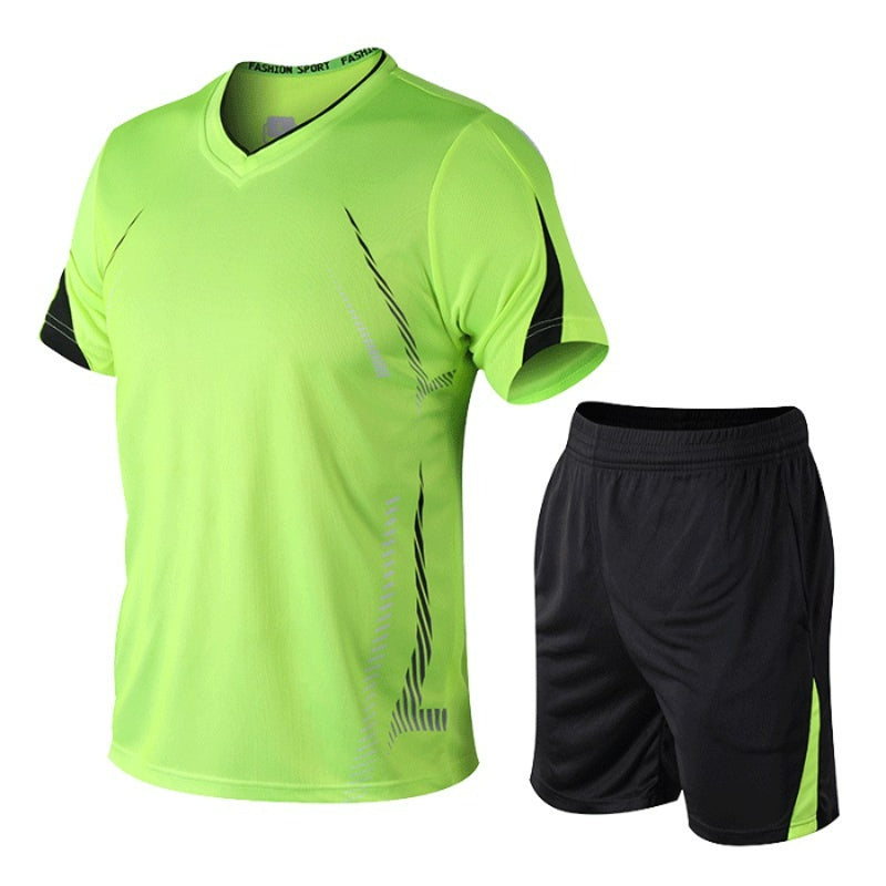 Quick-Drying Casual Running Loose-Fit Plus Fitness Sports Set