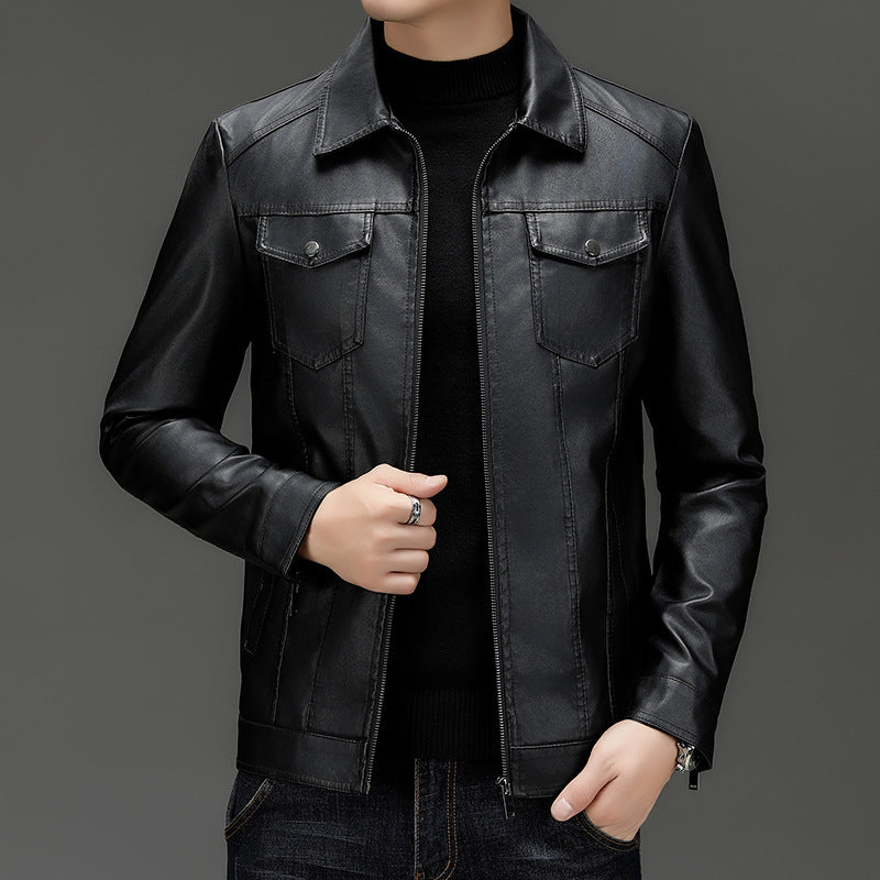 Faux Leather Jacket