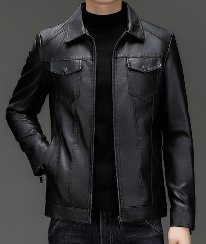 Faux Leather Jacket