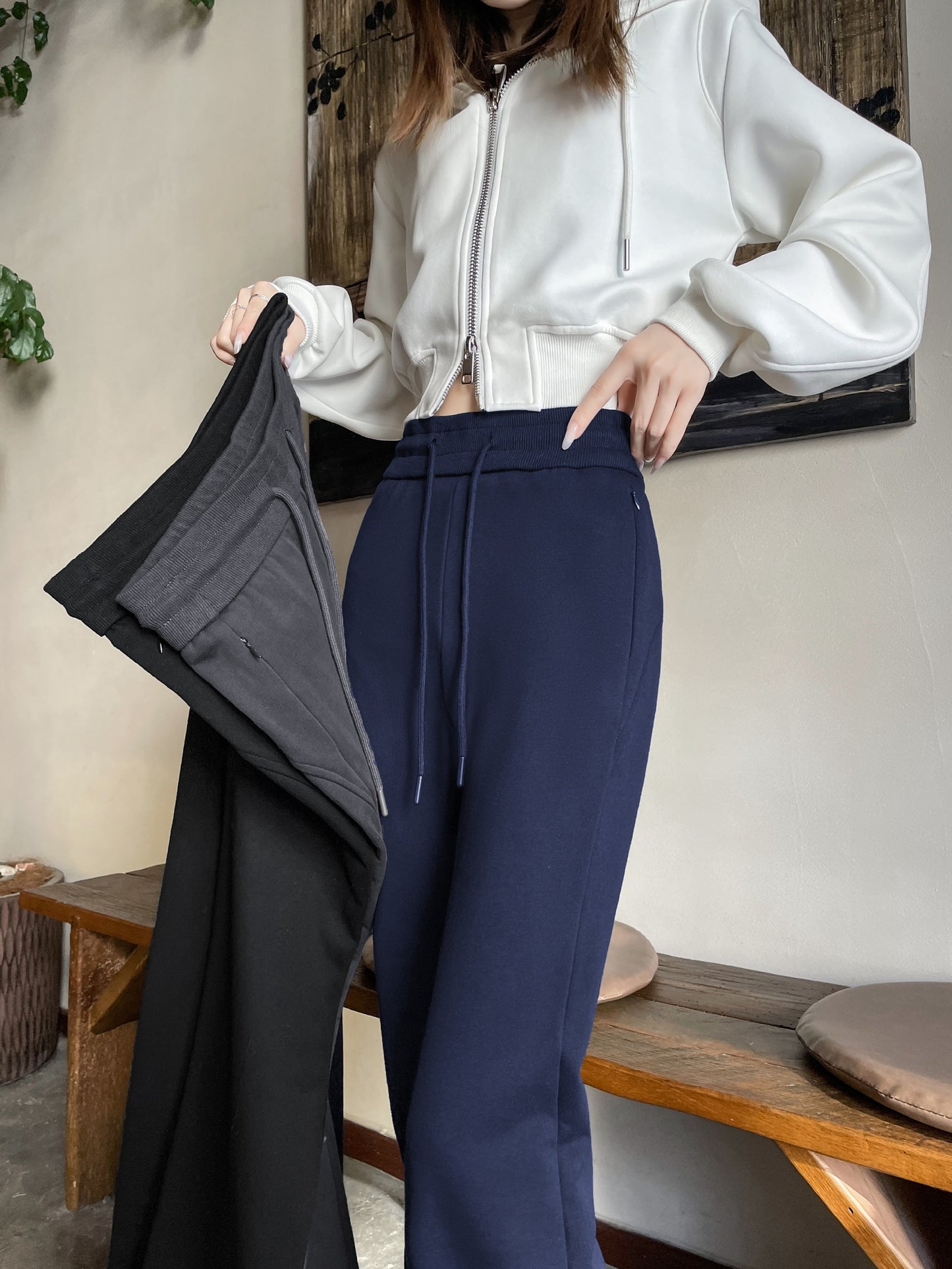 Flared Leg Trouser