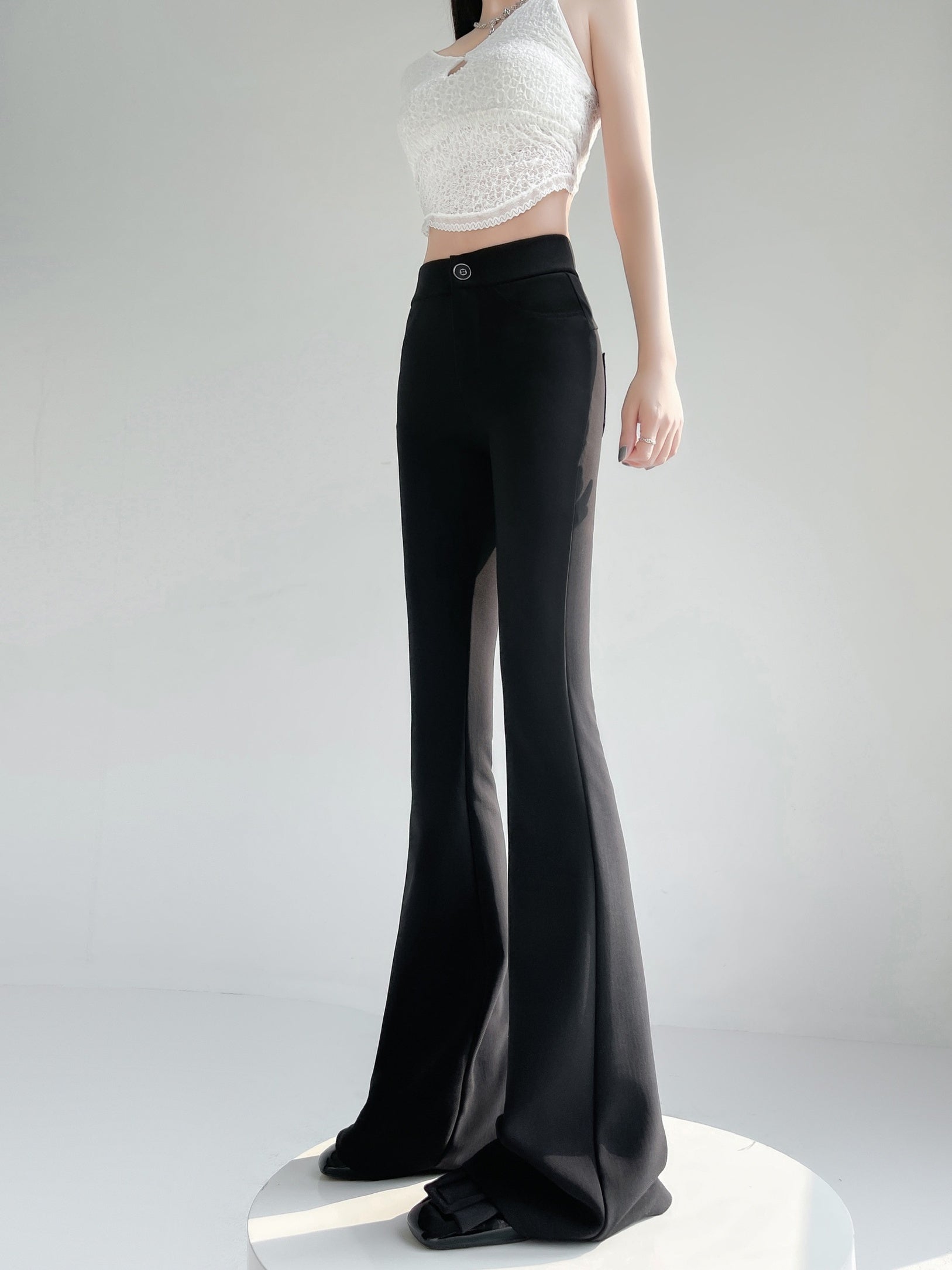 Flared Leg Trouser