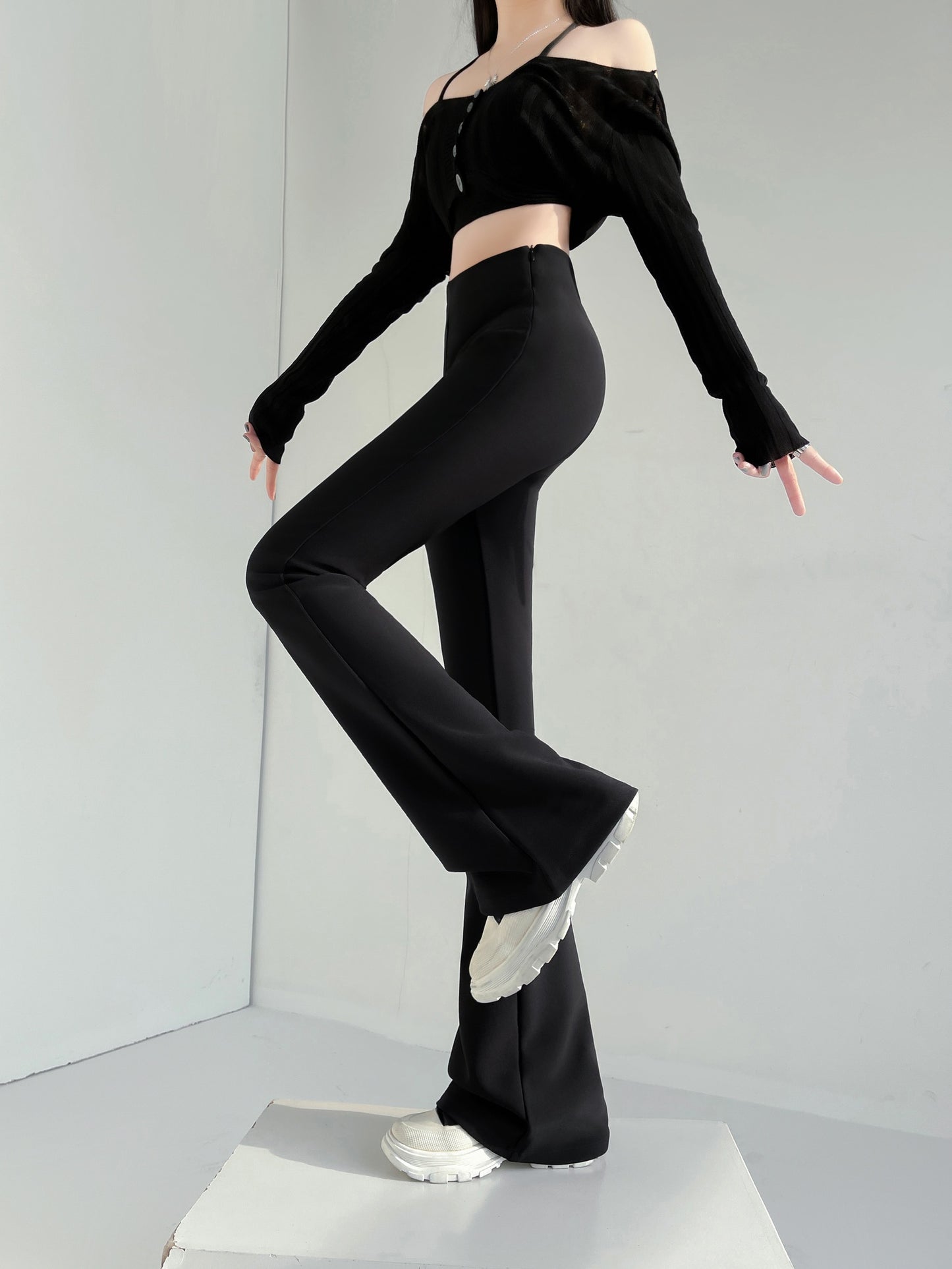 Flared-leg Pant