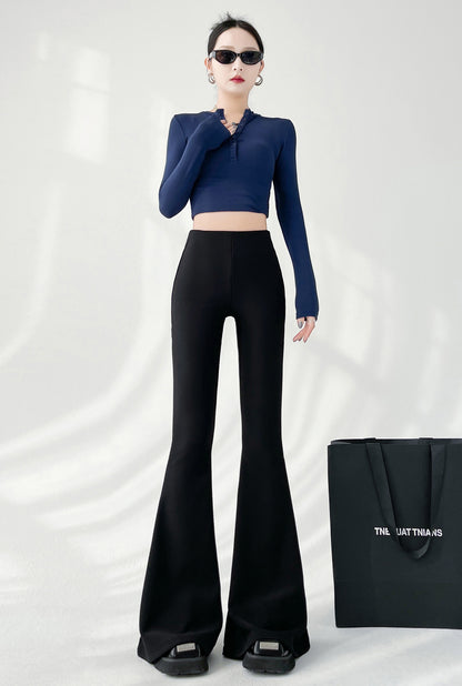 Flared-leg Trouser