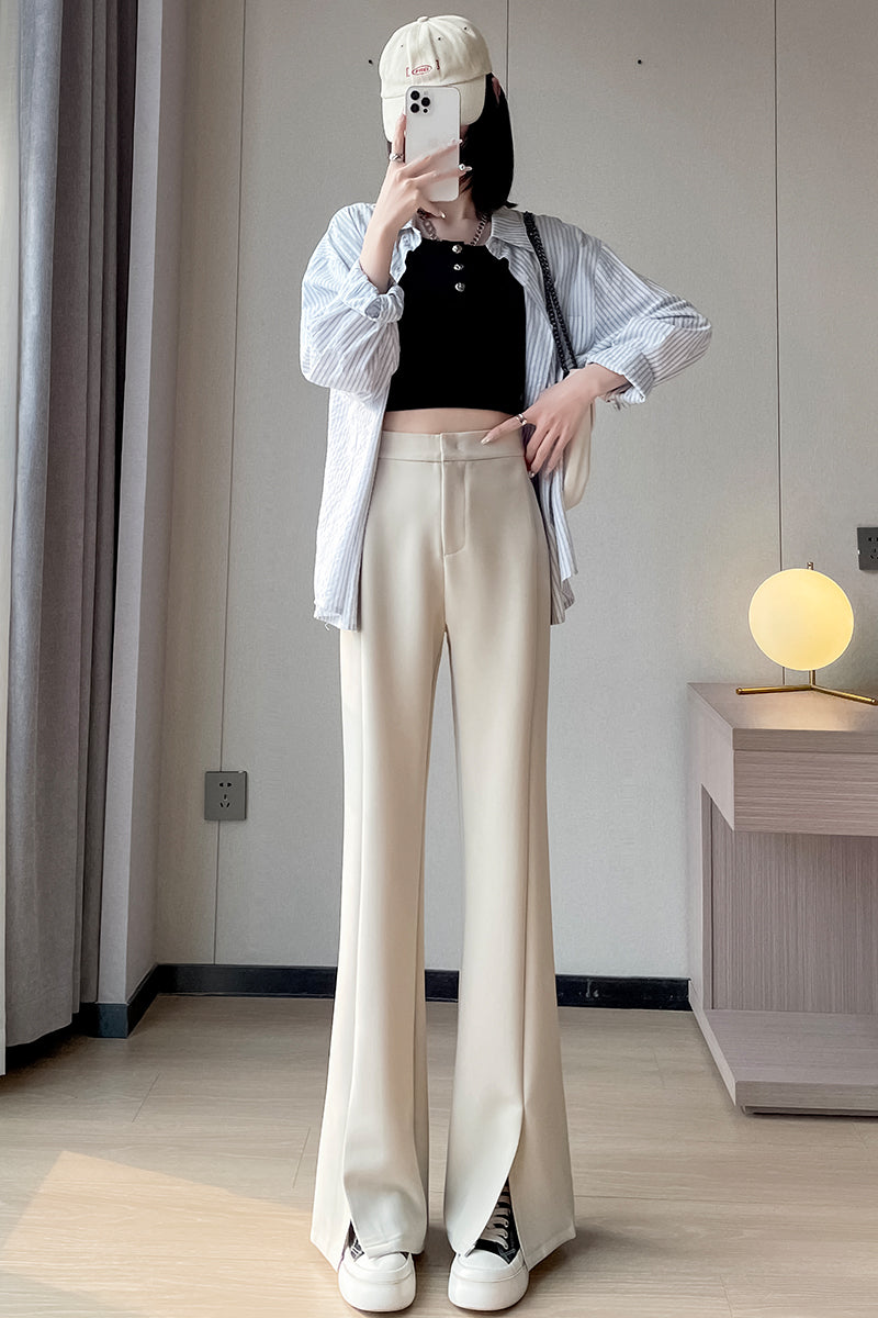 Flared-leg Trousers