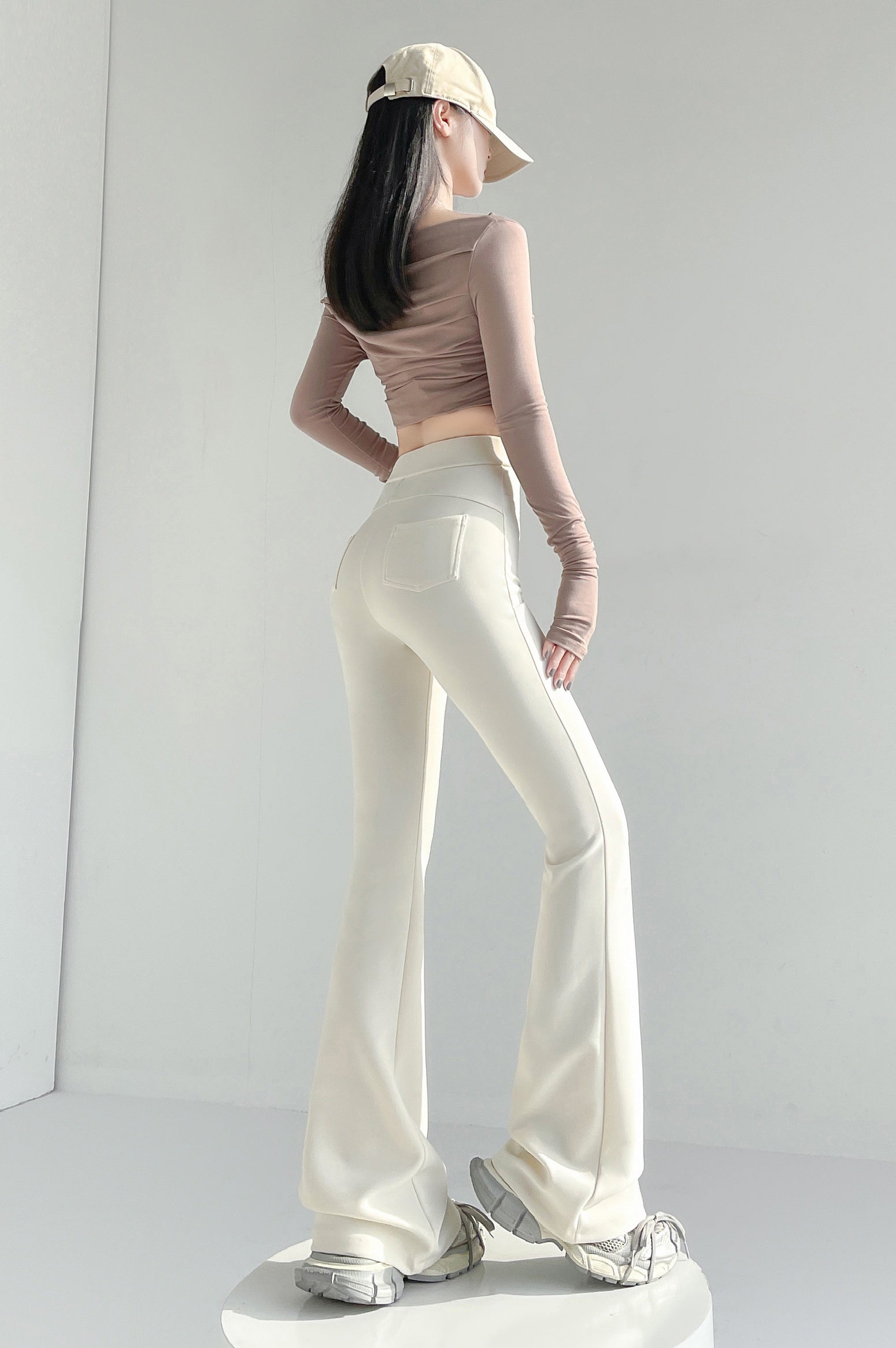 Flared-leg Trouser