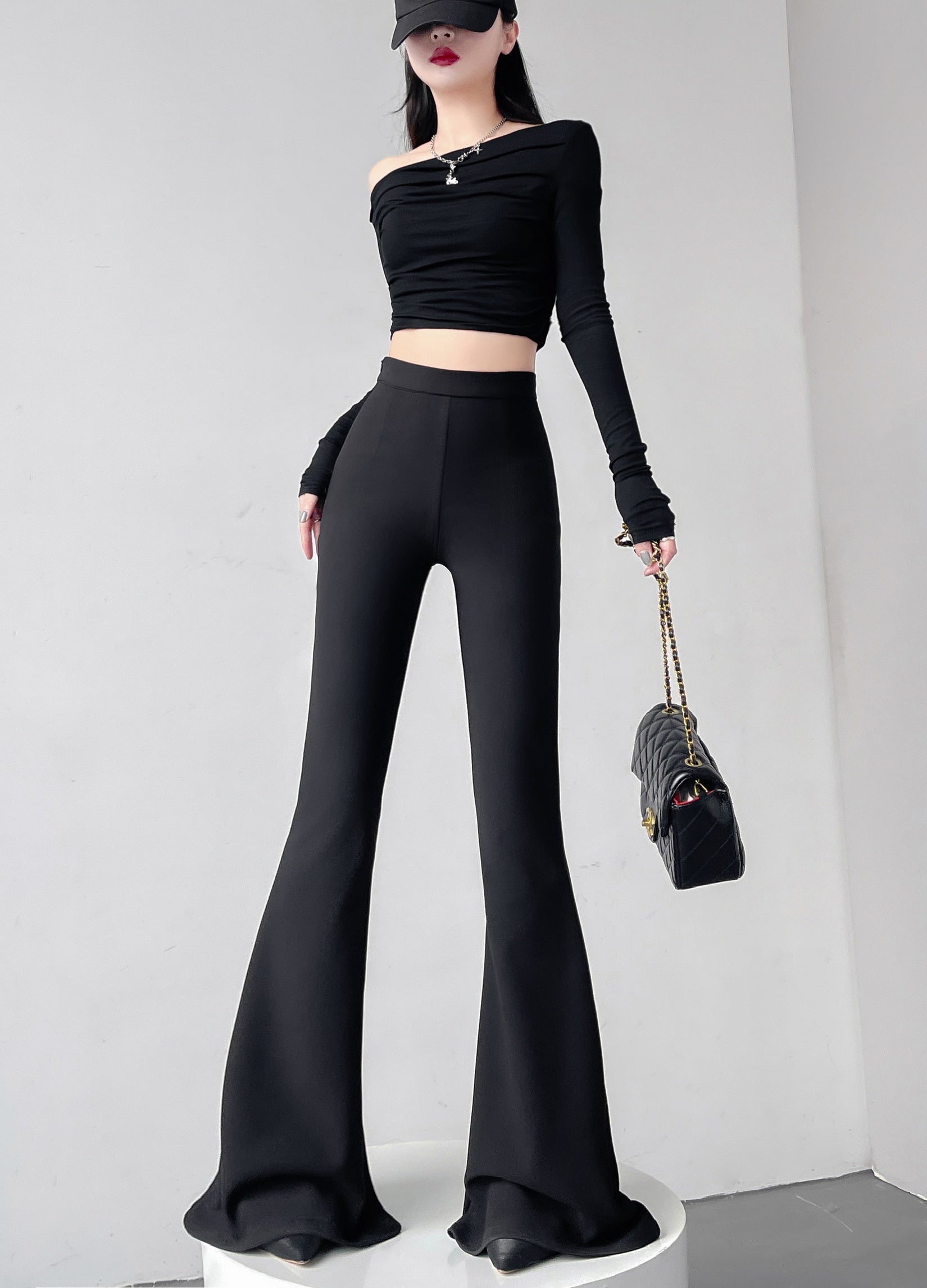 Flared Leg Trouser