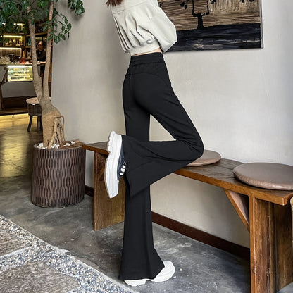 Flared-leg Trousers