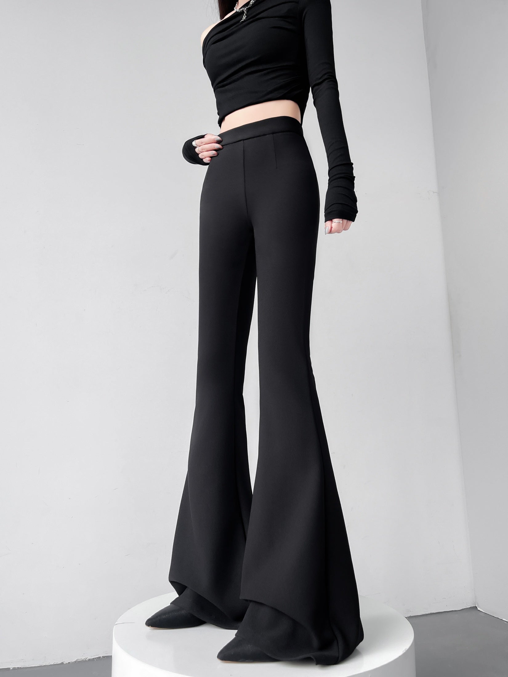 Flared-leg Trouser