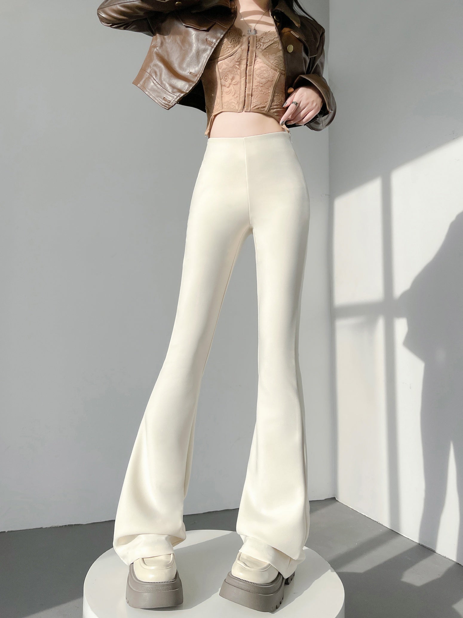 Flared-leg Trouser