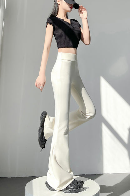 Flared-leg Trousers