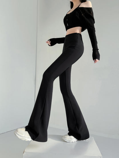 Flared-leg Trousers