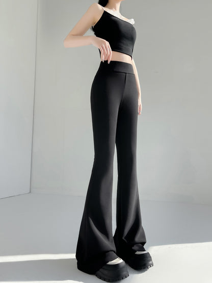 Flared-leg Pants