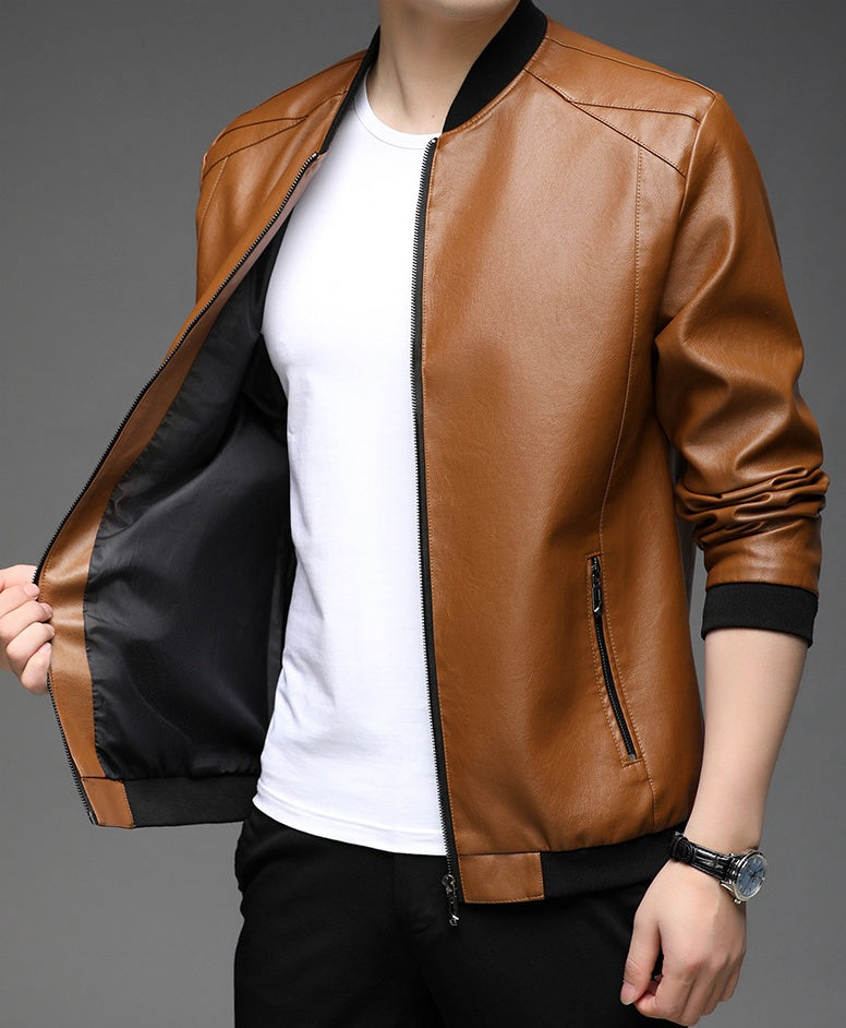 Faux Leather Jacket