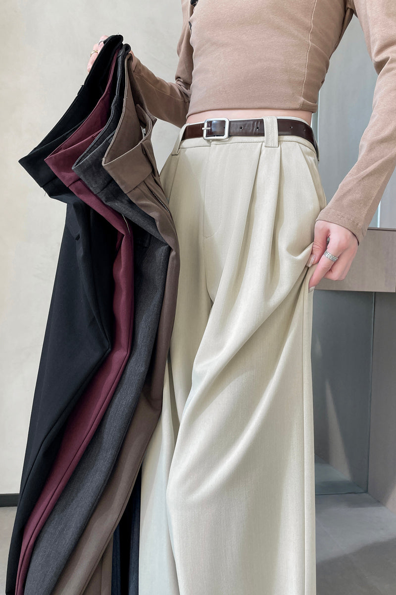 Pleated Pants