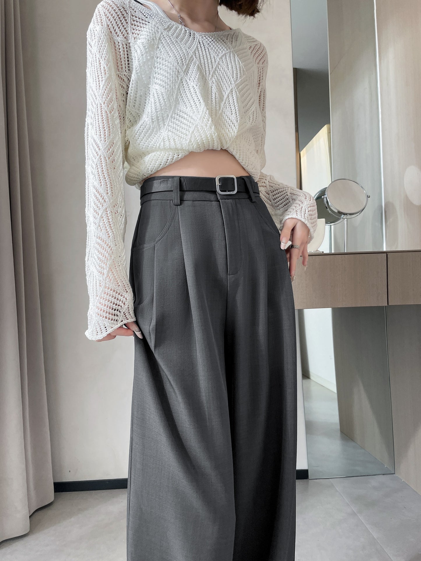 Pleated Trouser