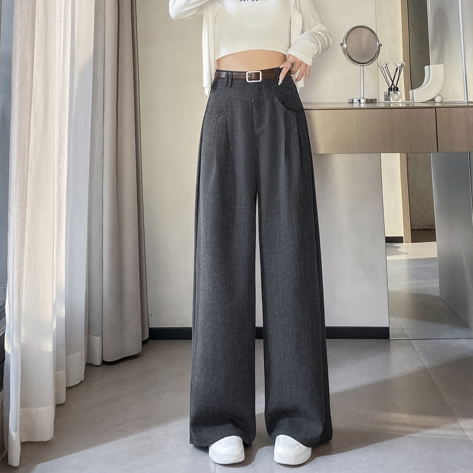 Pleated Pants