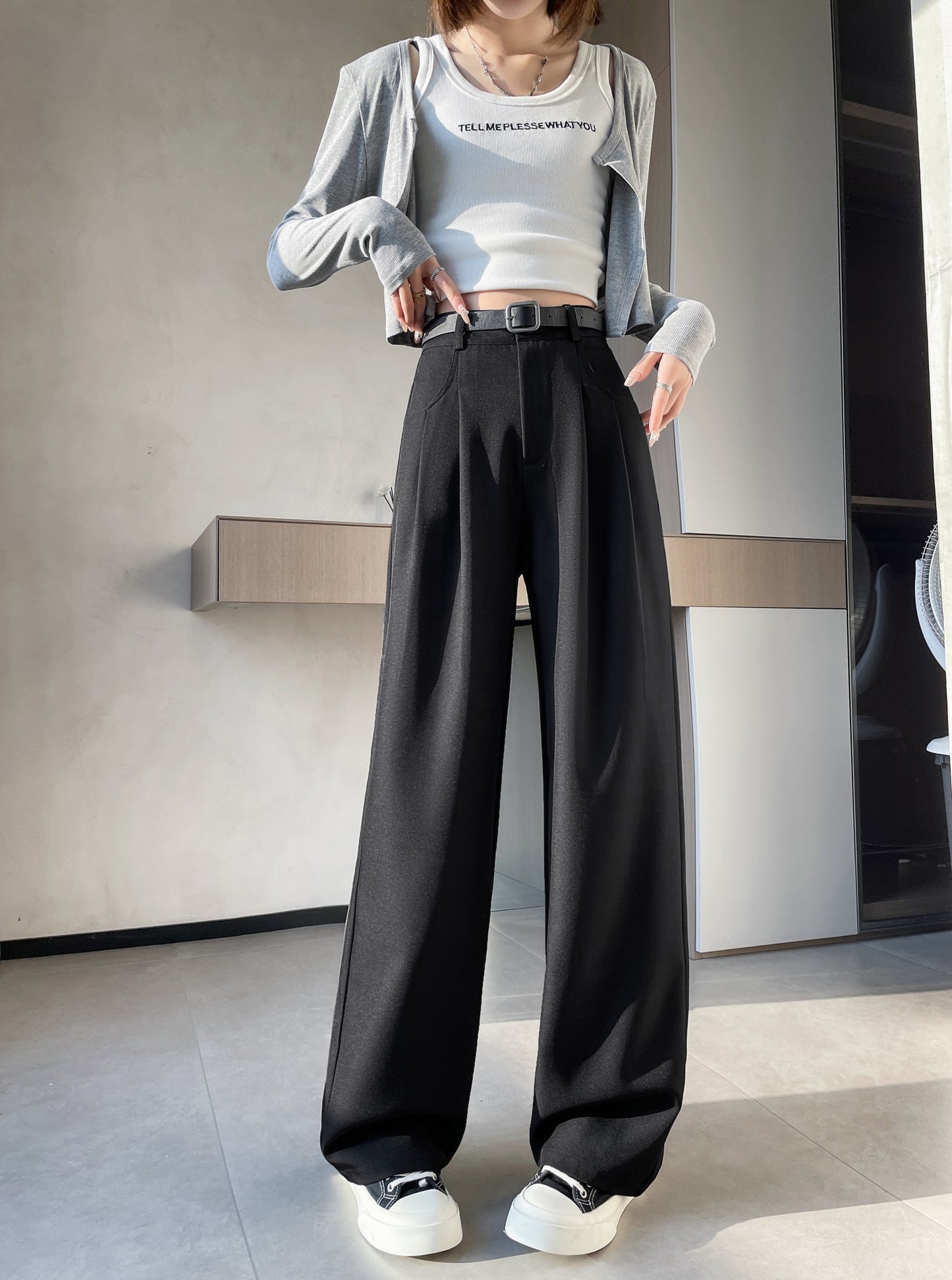 Pleated Pants