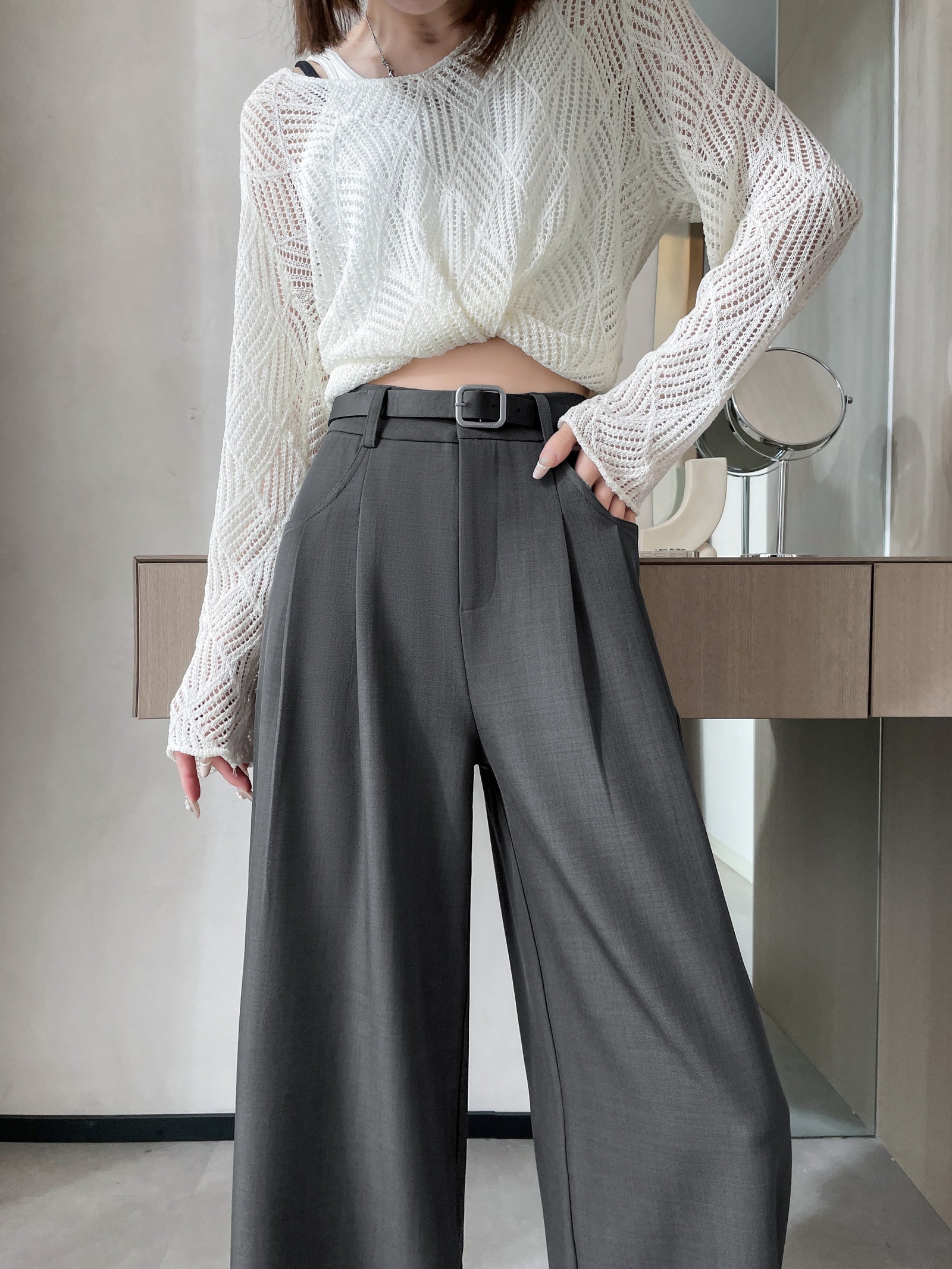 Pleated Trouser