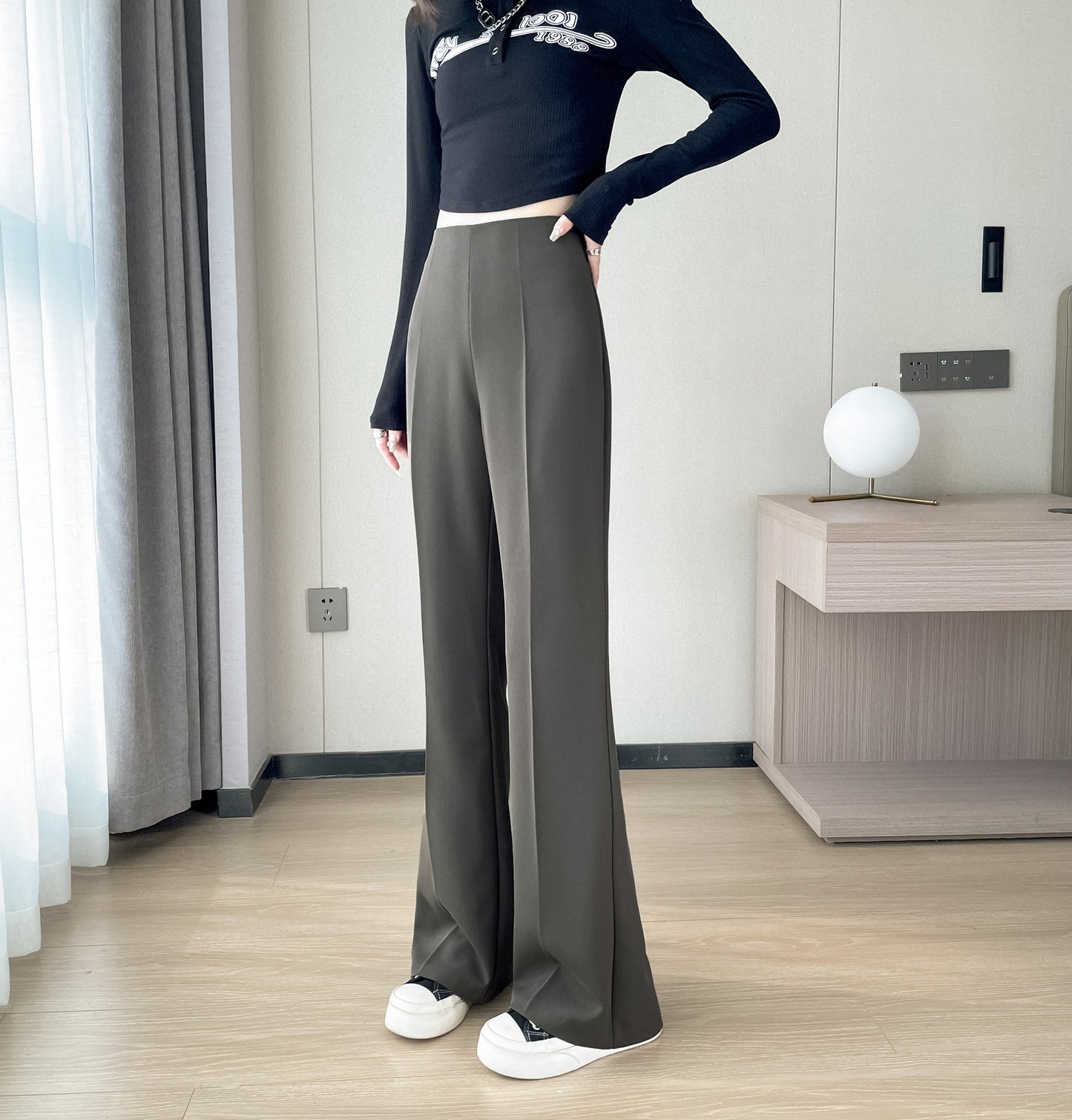 Straight Leg Trousers