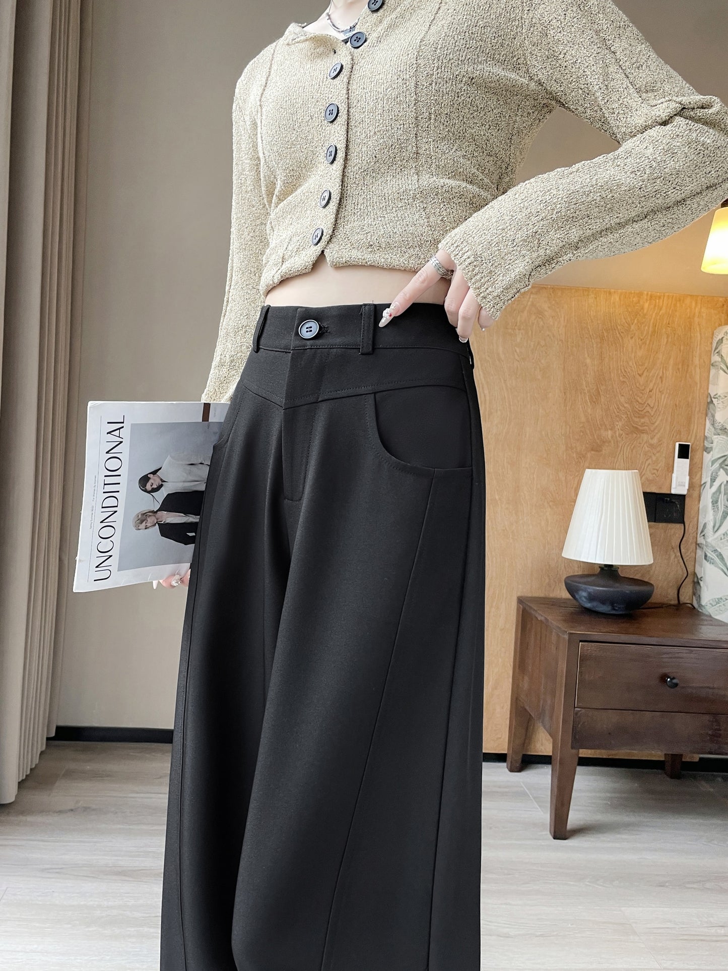 Straight-leg Trouser