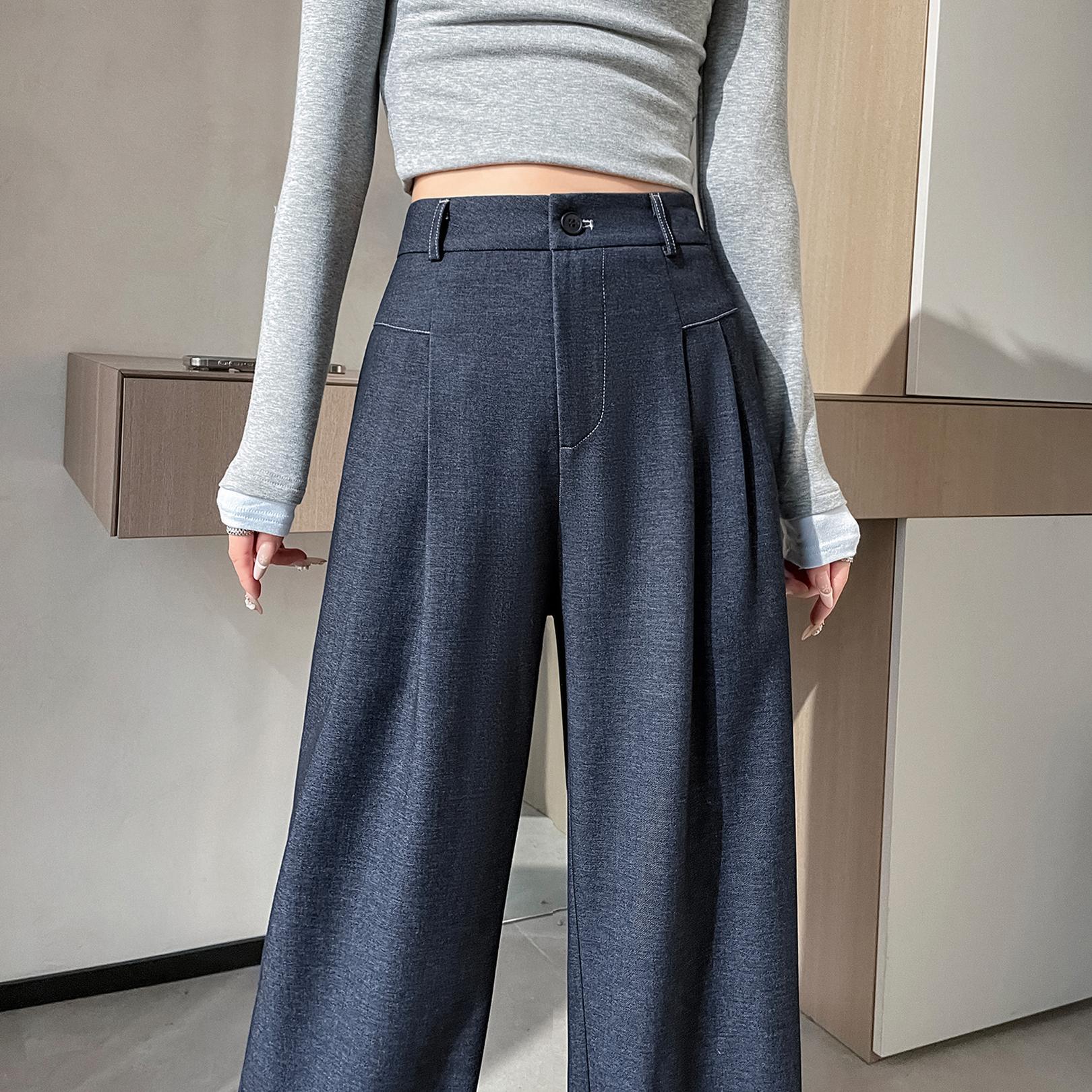 Straight Leg Trousers