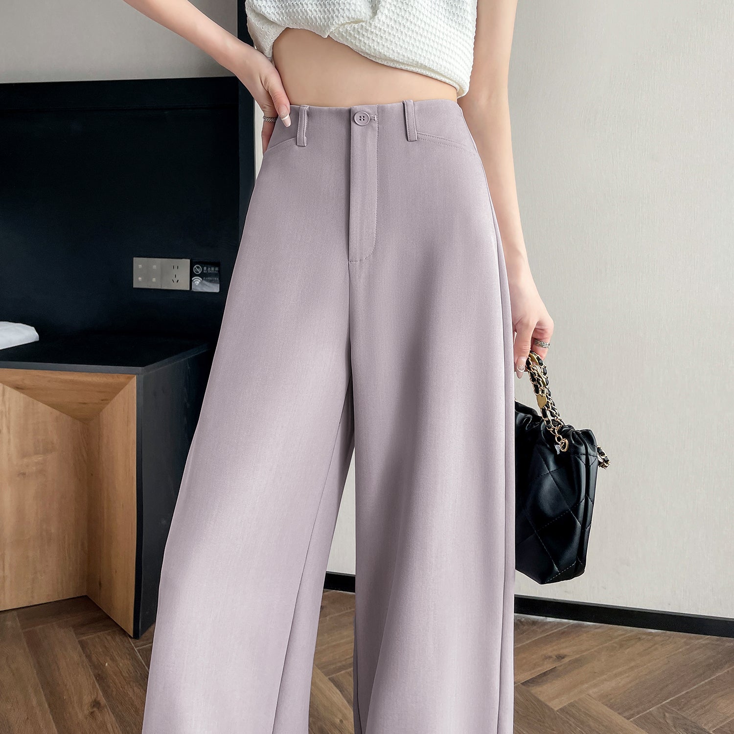 Straight Leg Trousers