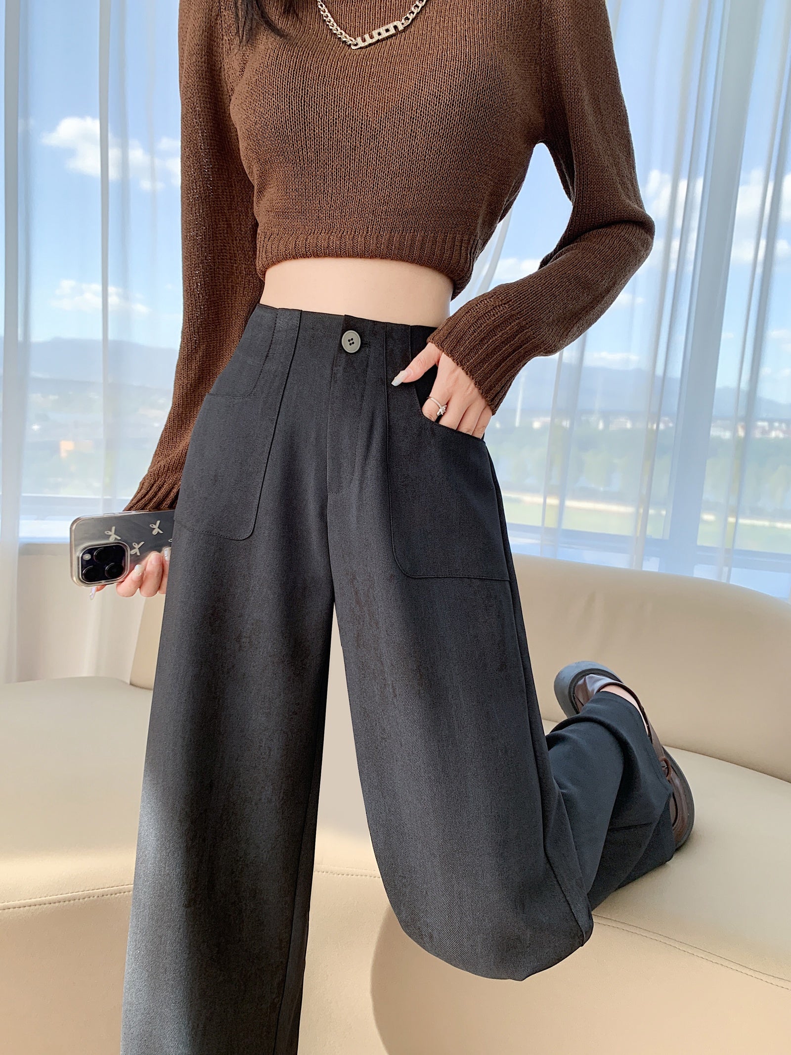 Straight-leg Pant