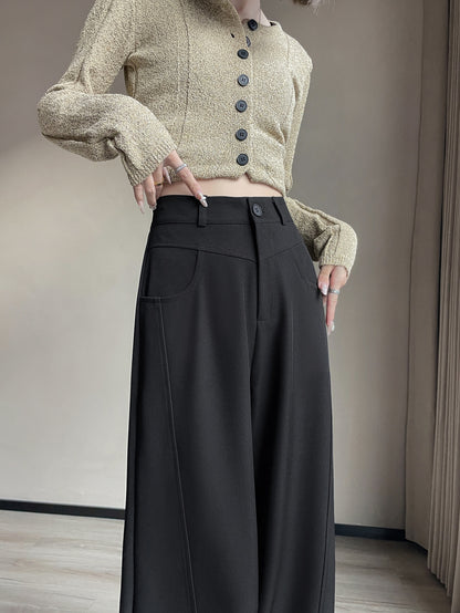 Straight-leg Trousers