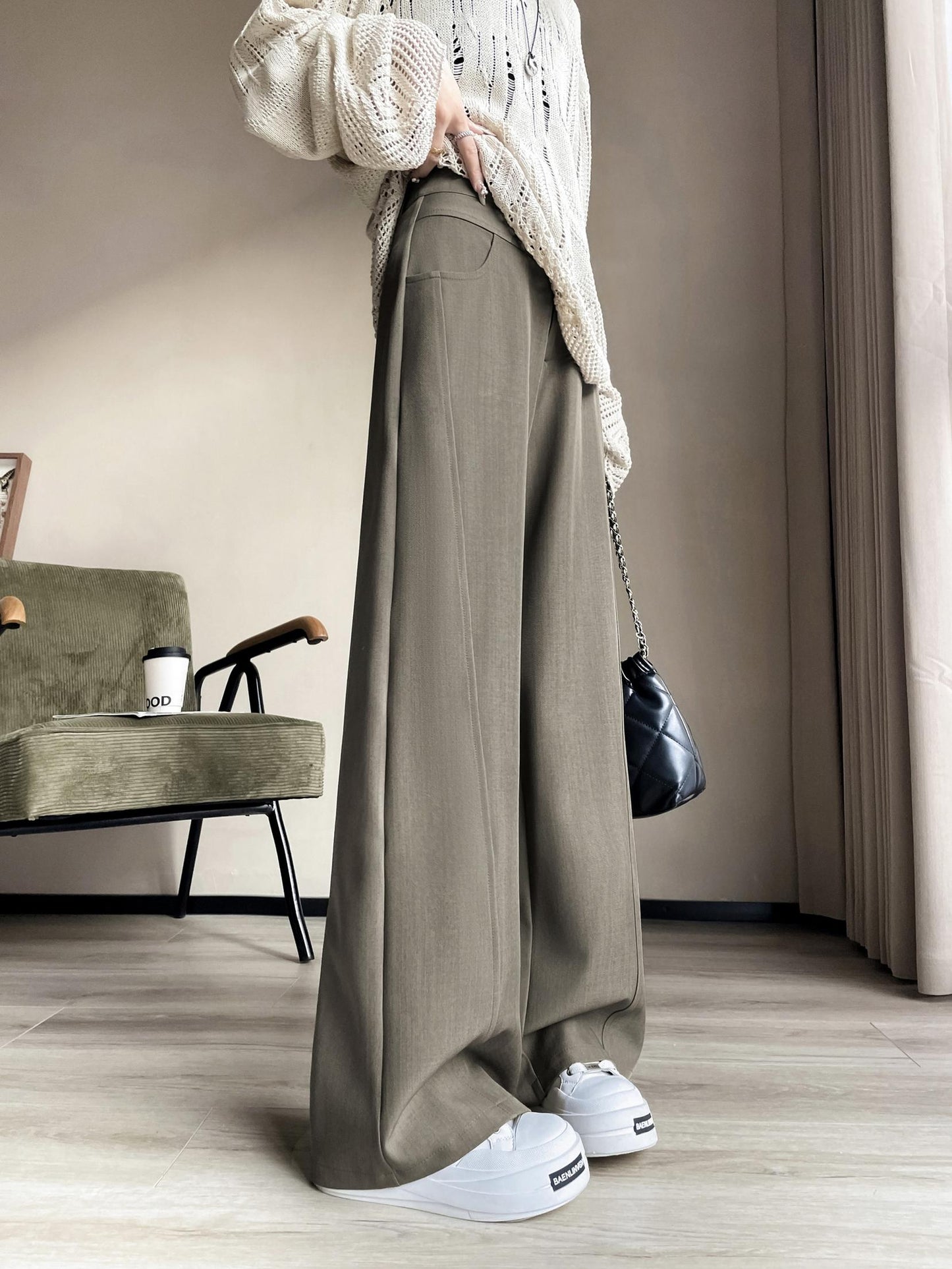 Straight Leg Trousers