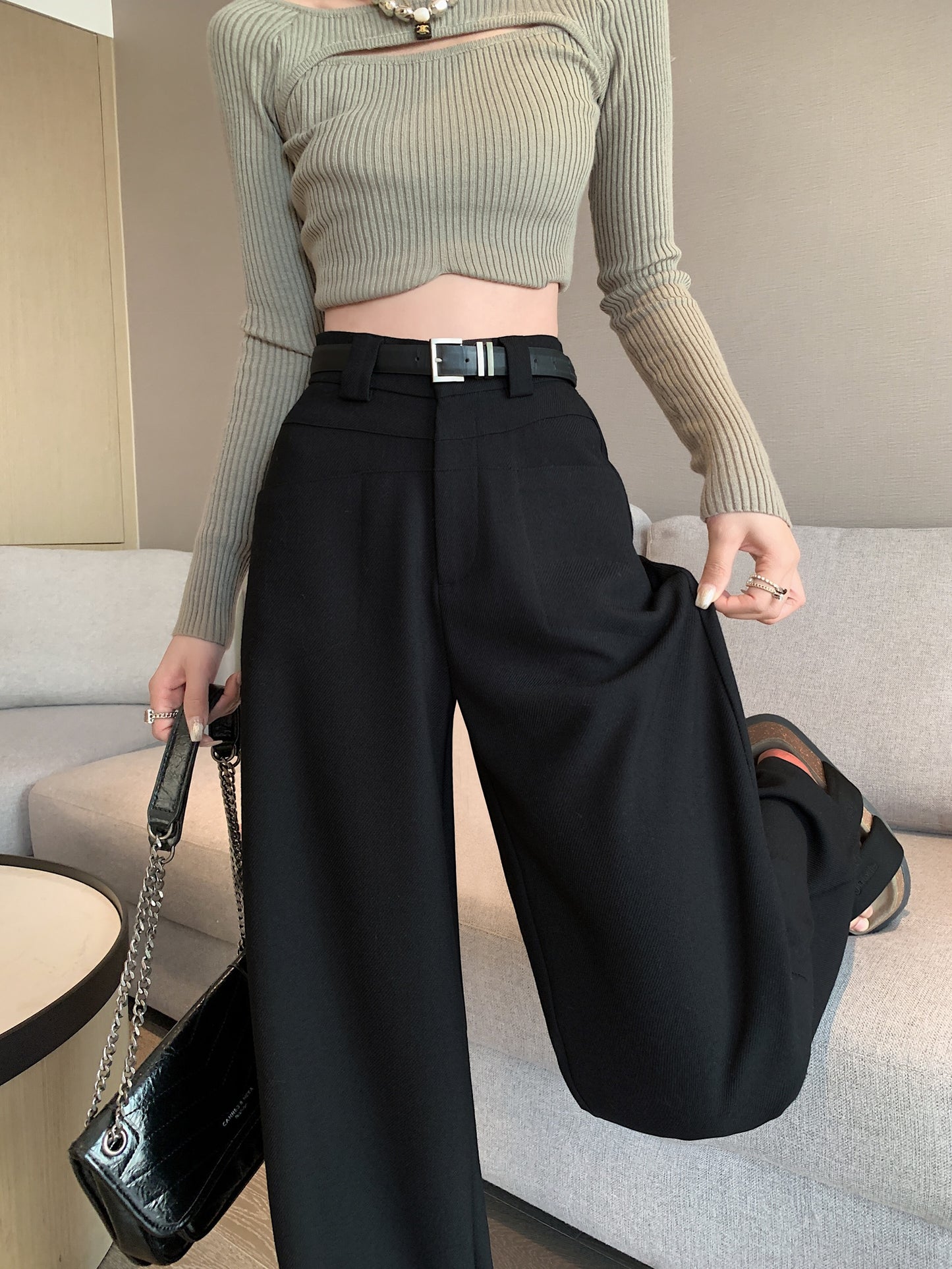 Straight-leg Pants