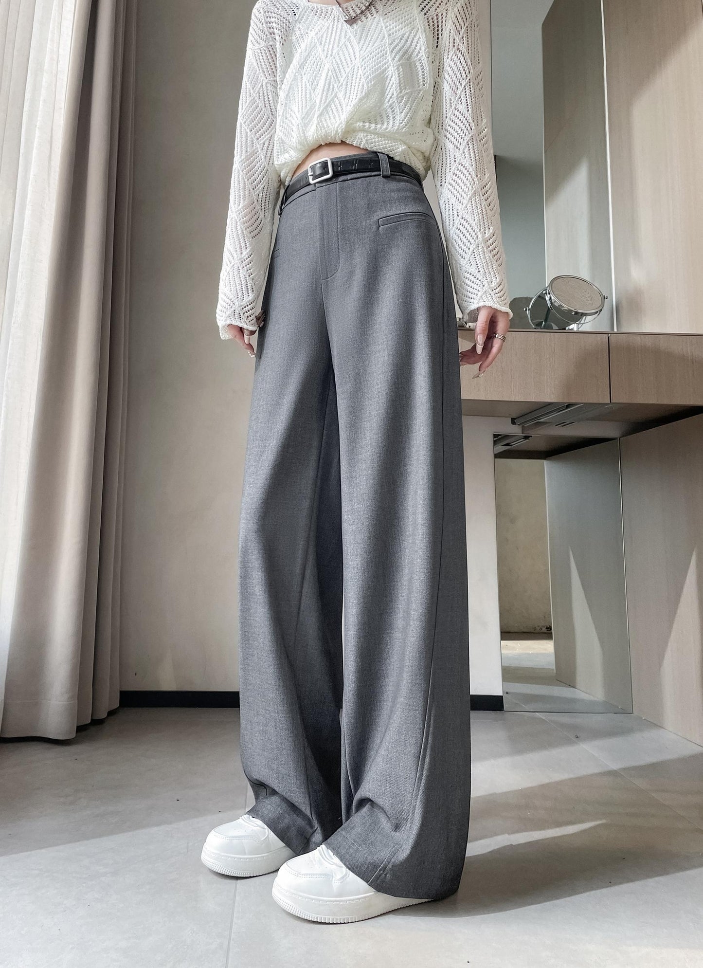 Straight Leg Trousers