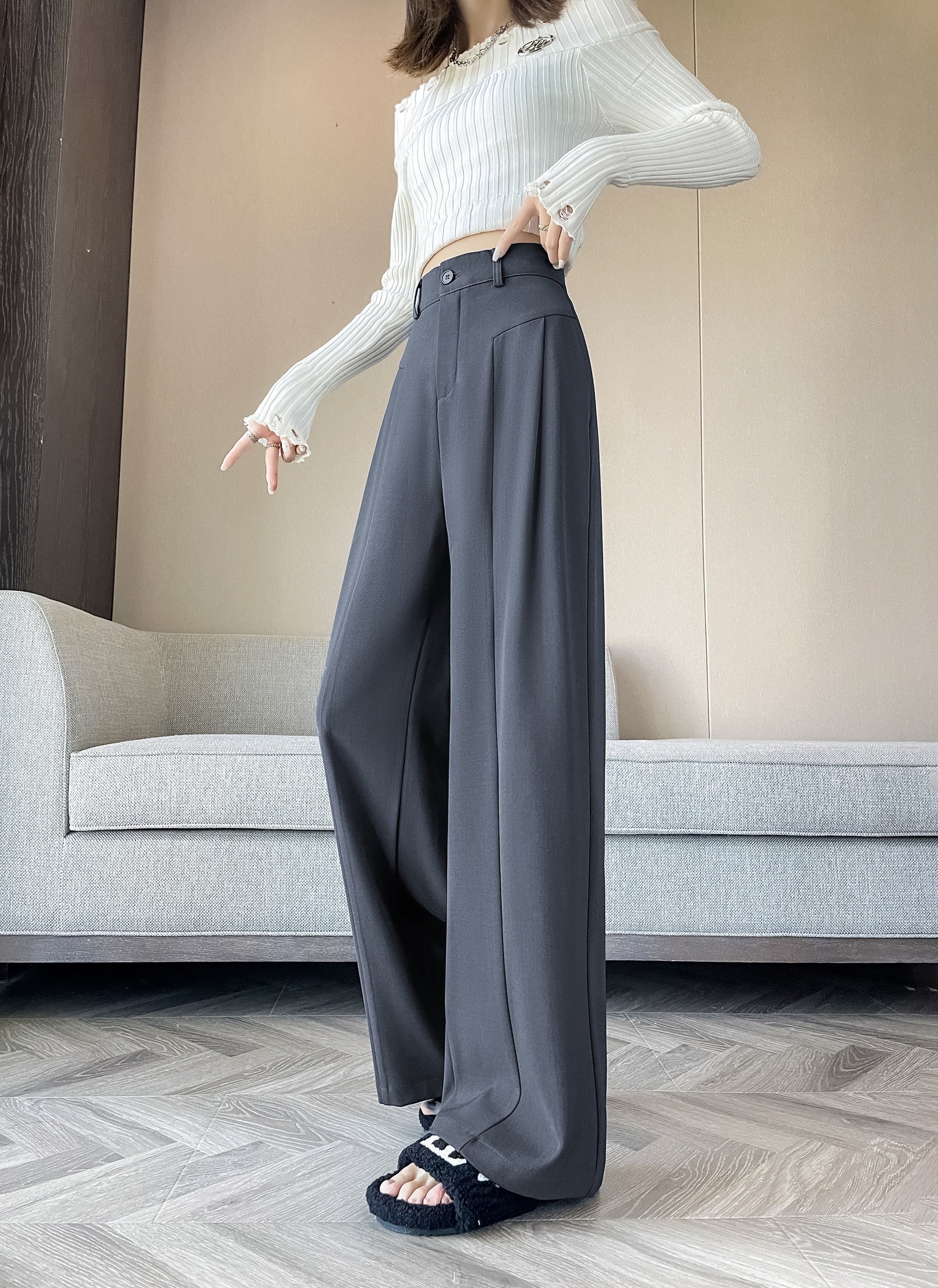 Straight-leg Trouser