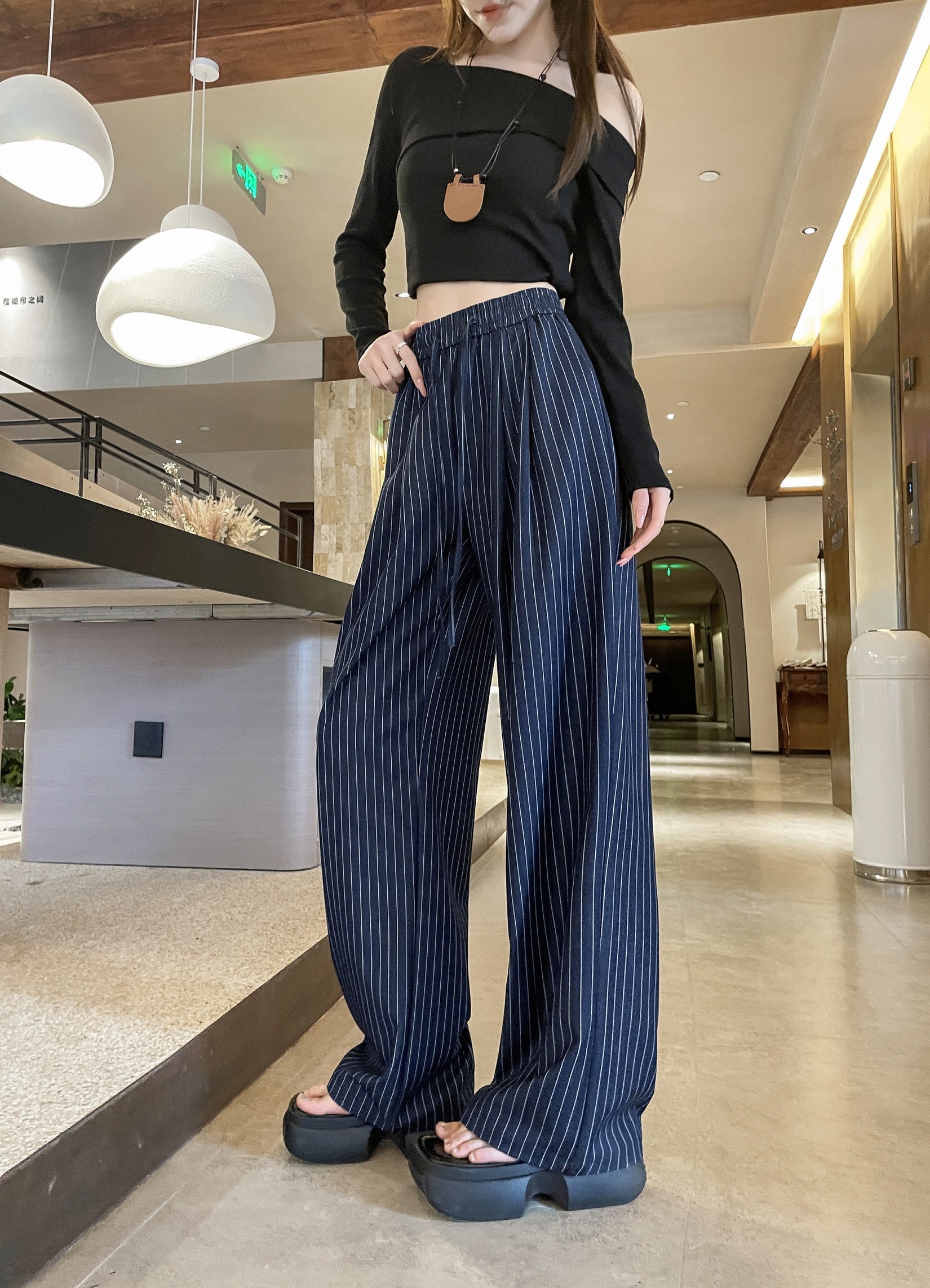 Straight Leg Trousers