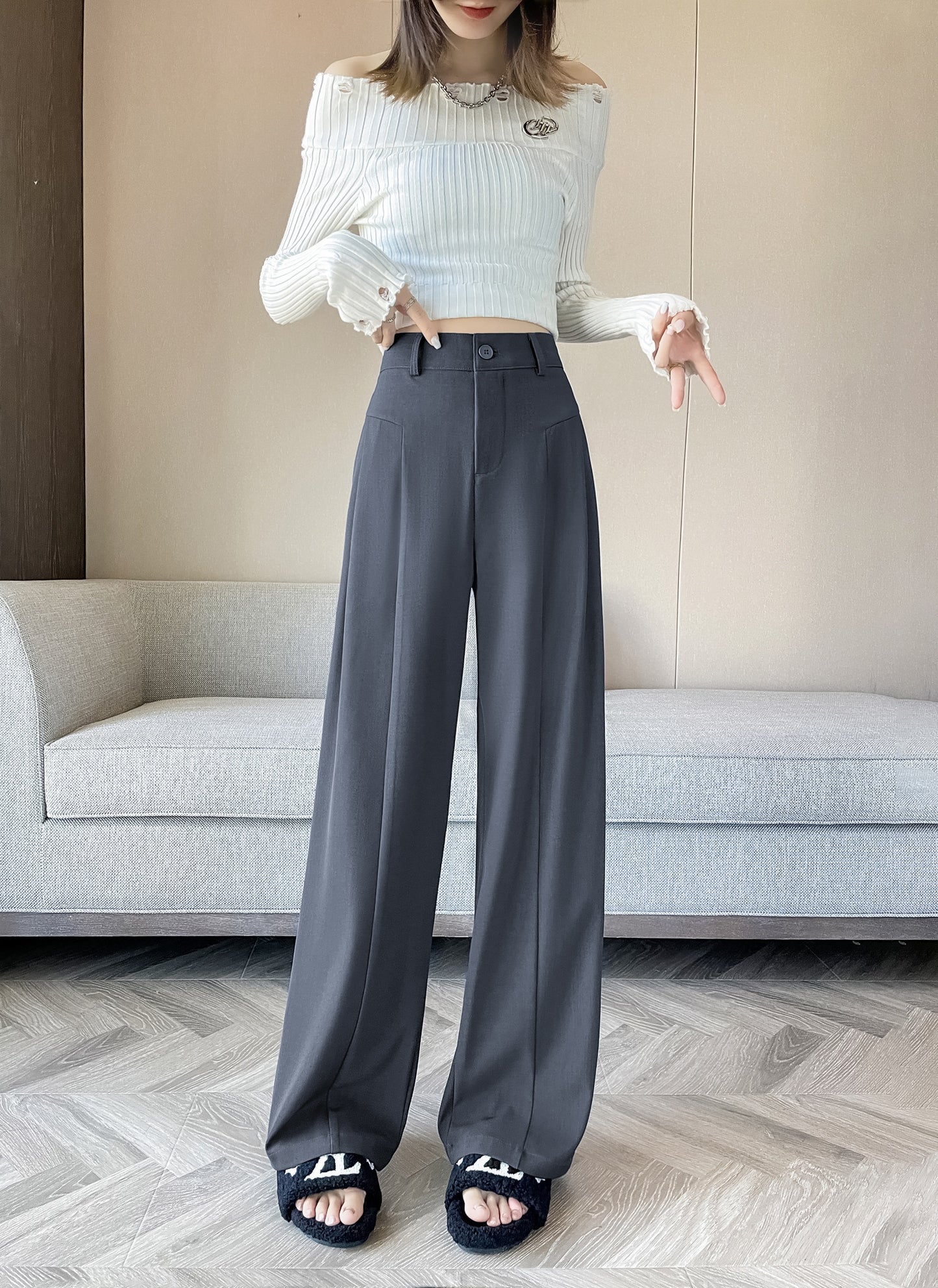 Straight-leg Trouser