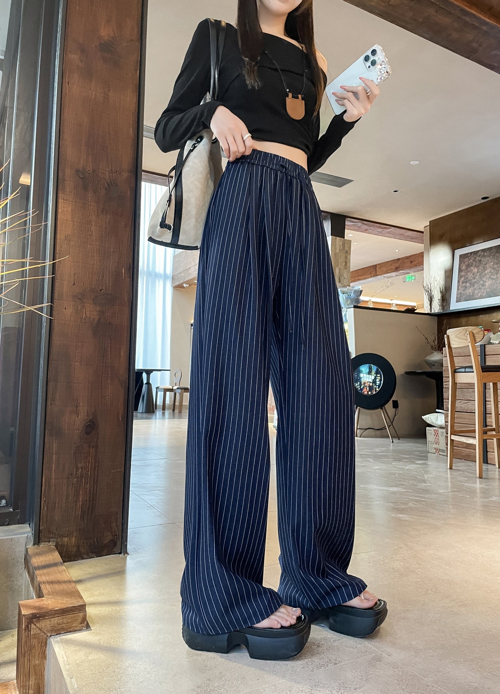 Straight Leg Trousers