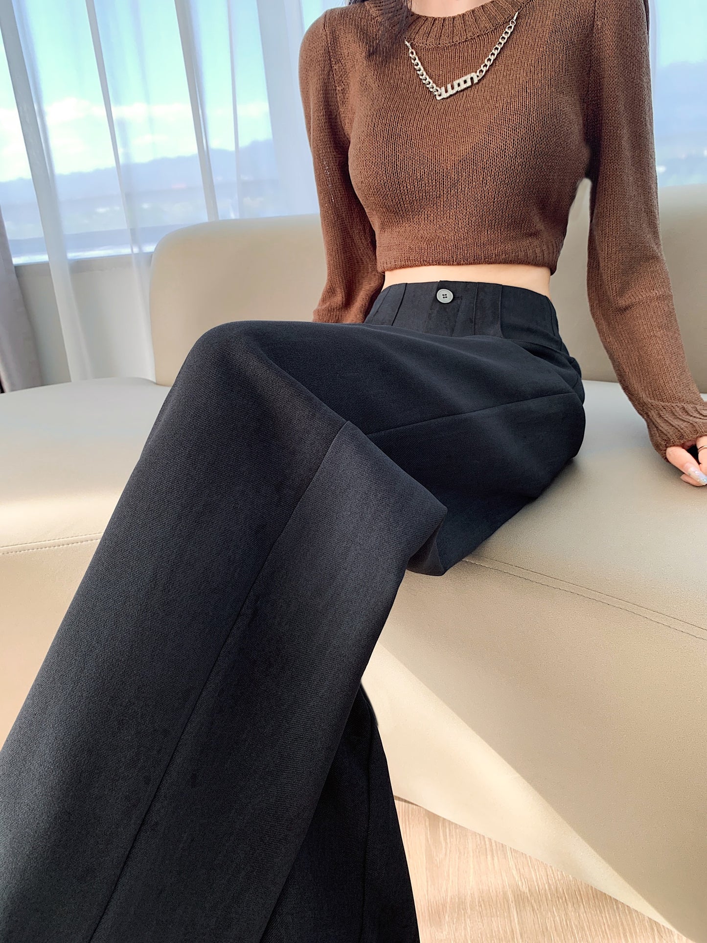 Straight-leg Trouser