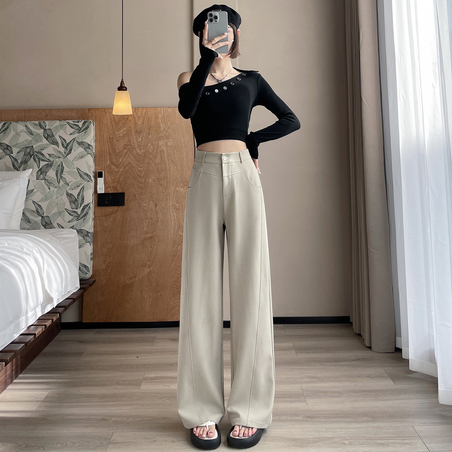 Straight-leg Pant