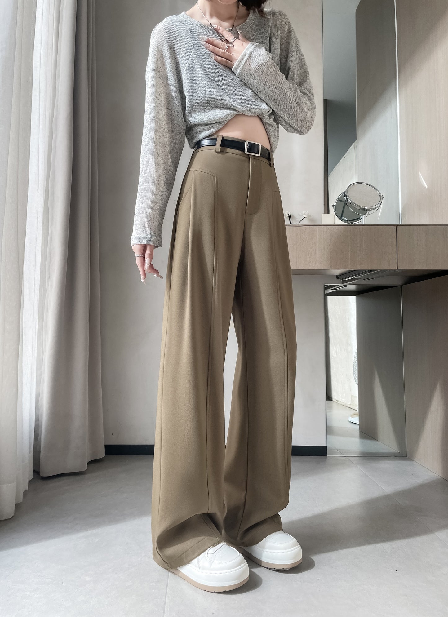 Straight-leg Pants