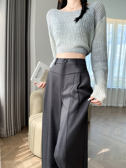 Straight-leg Trousers