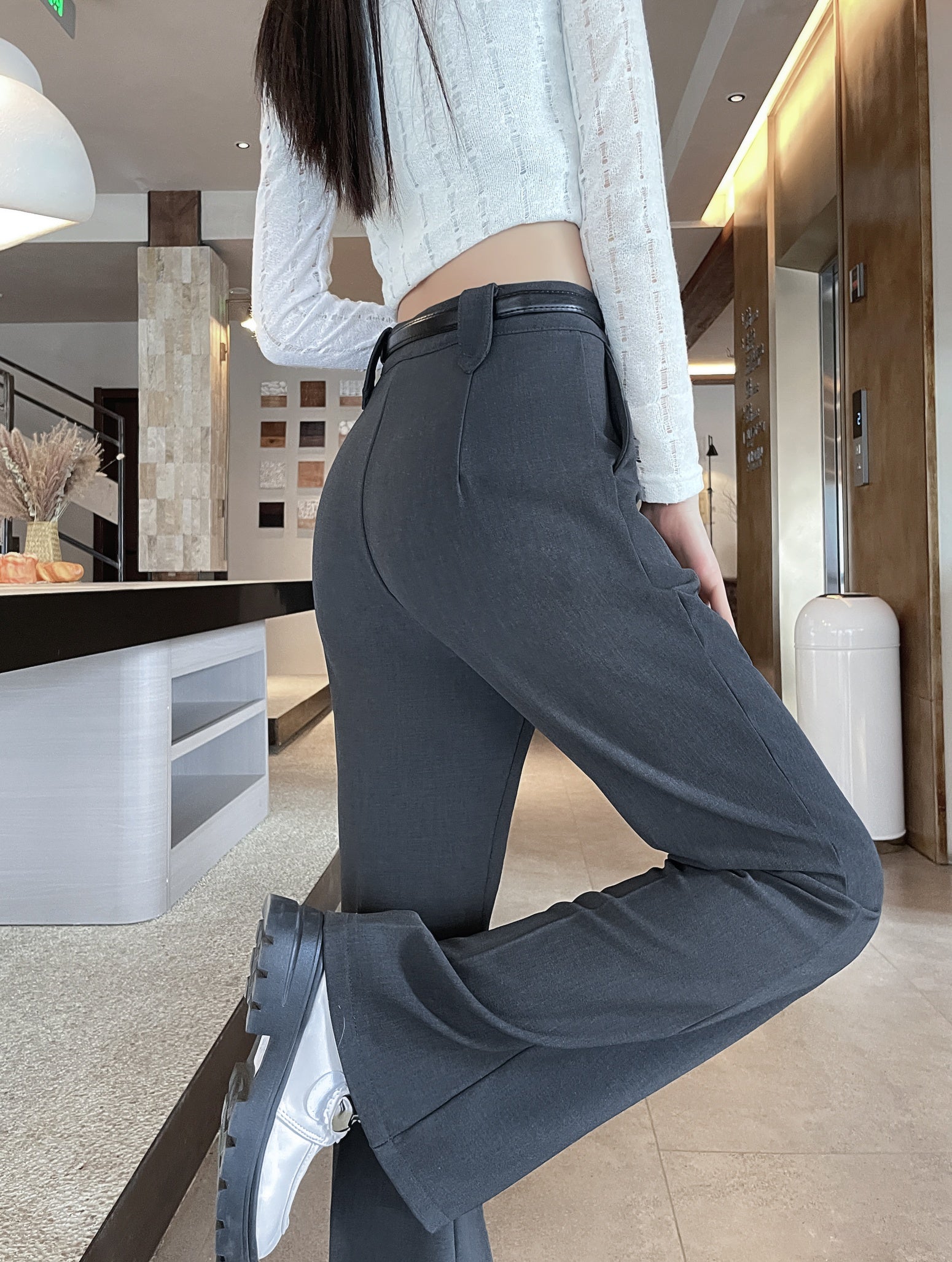 Straight-leg Pants