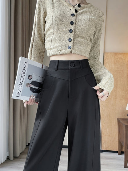 Straight-leg Trousers