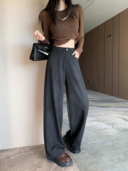 Straight-leg Trousers