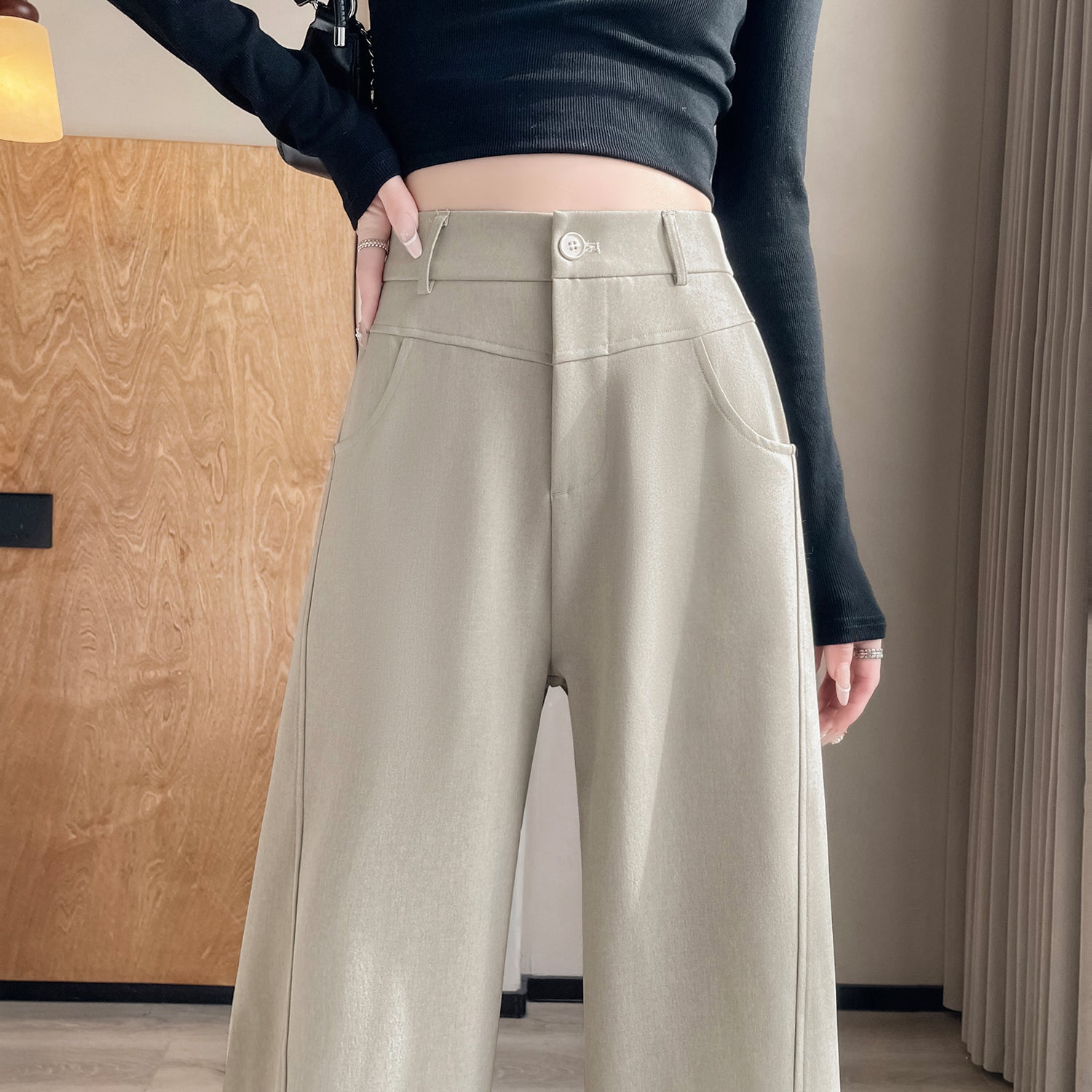 Straight-leg Trouser