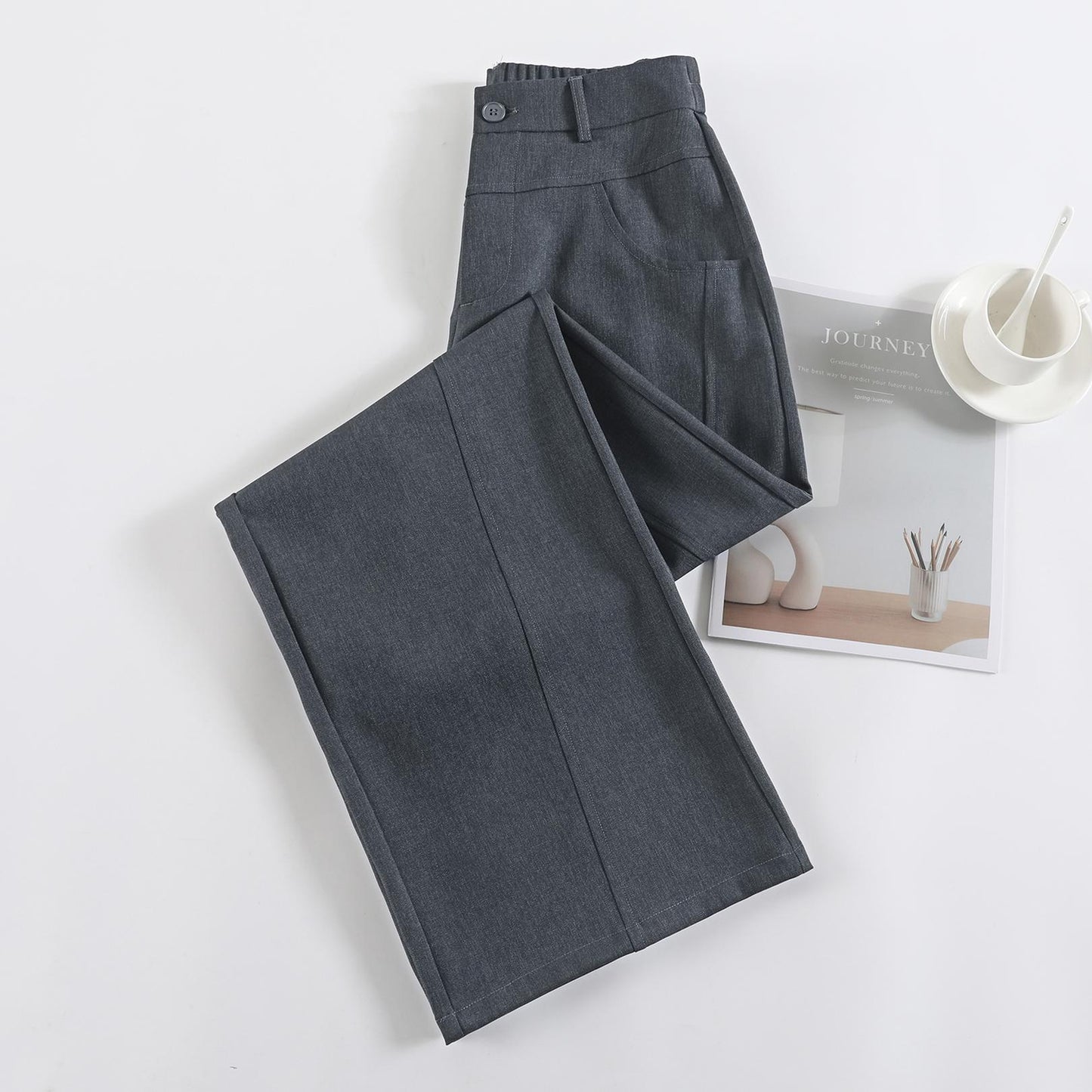 Straight-leg Trousers