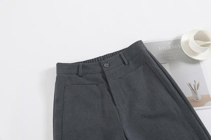 Straight-leg Trousers