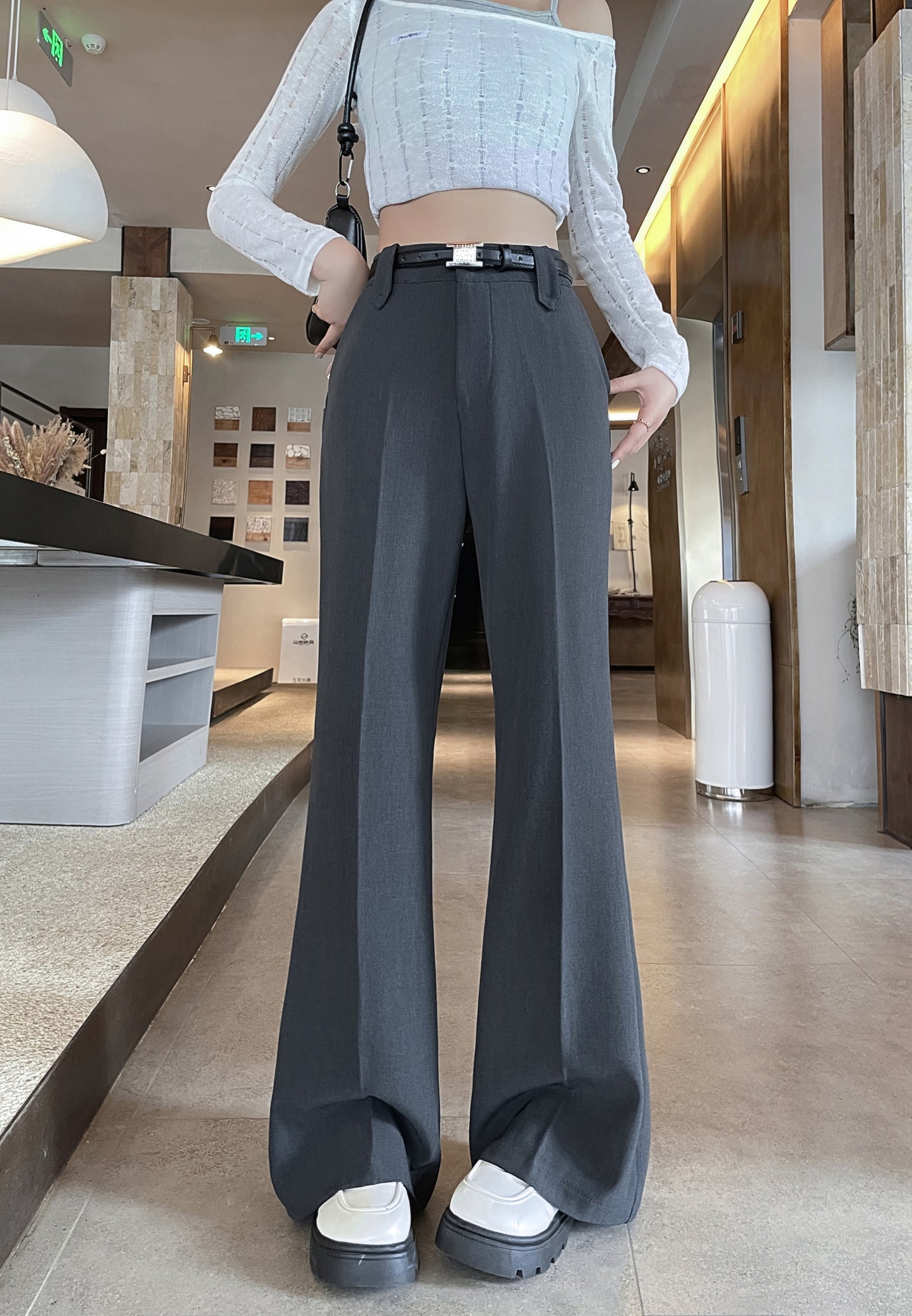 Straight-leg Trouser