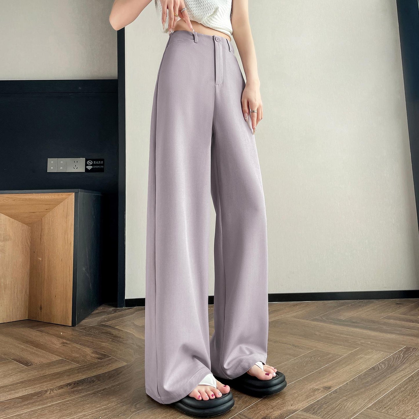 Straight Leg Trousers