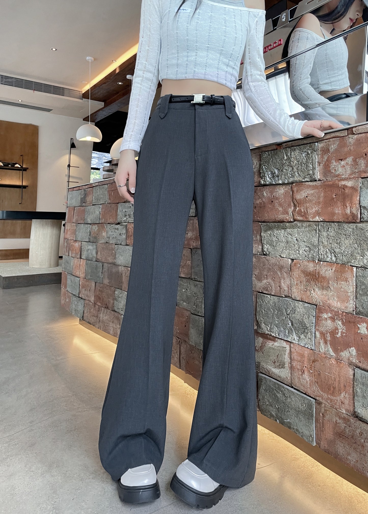 Straight-leg Trouser