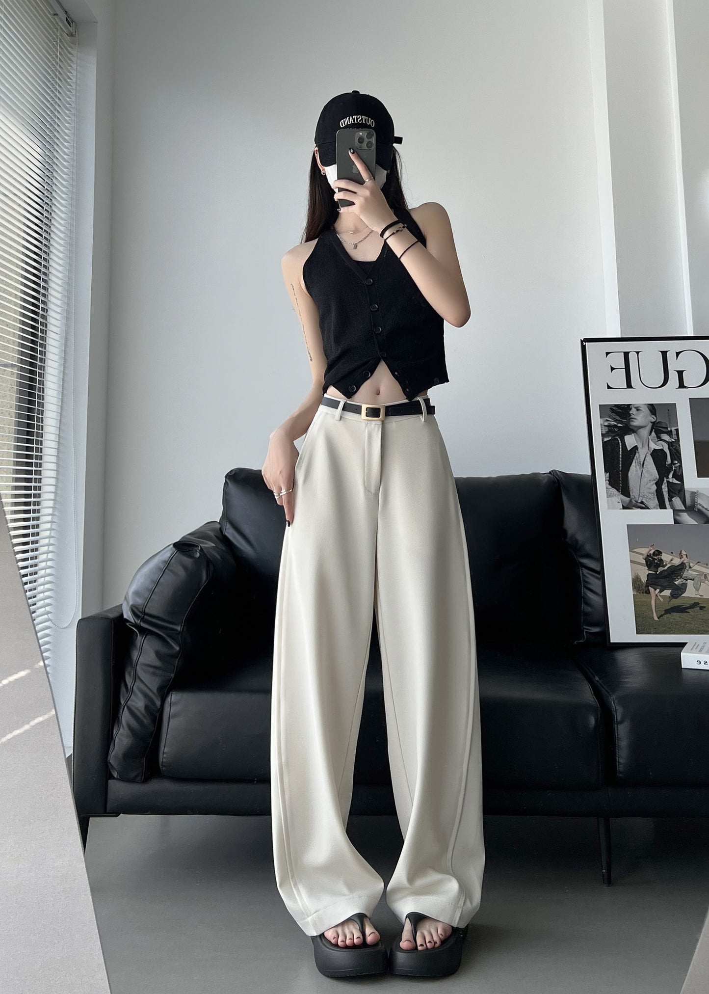 Straight-leg Pants