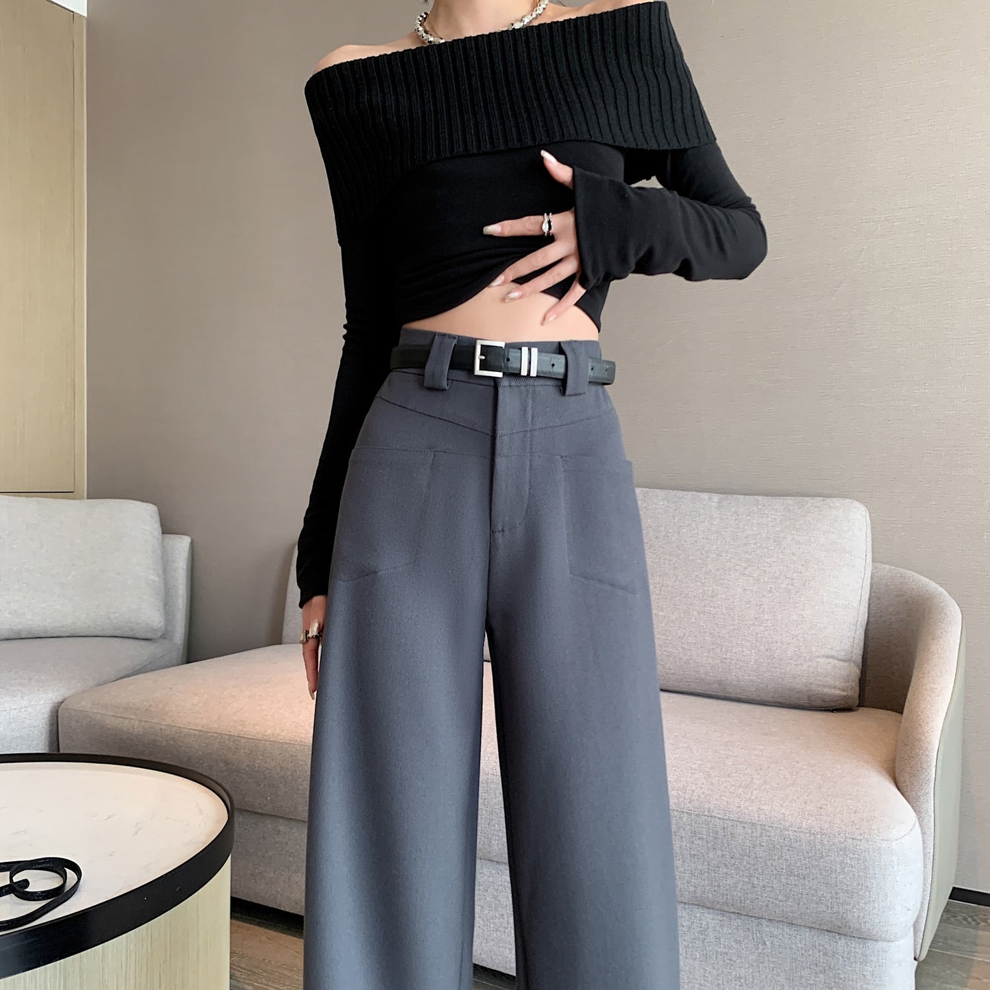 Straight-leg Trouser